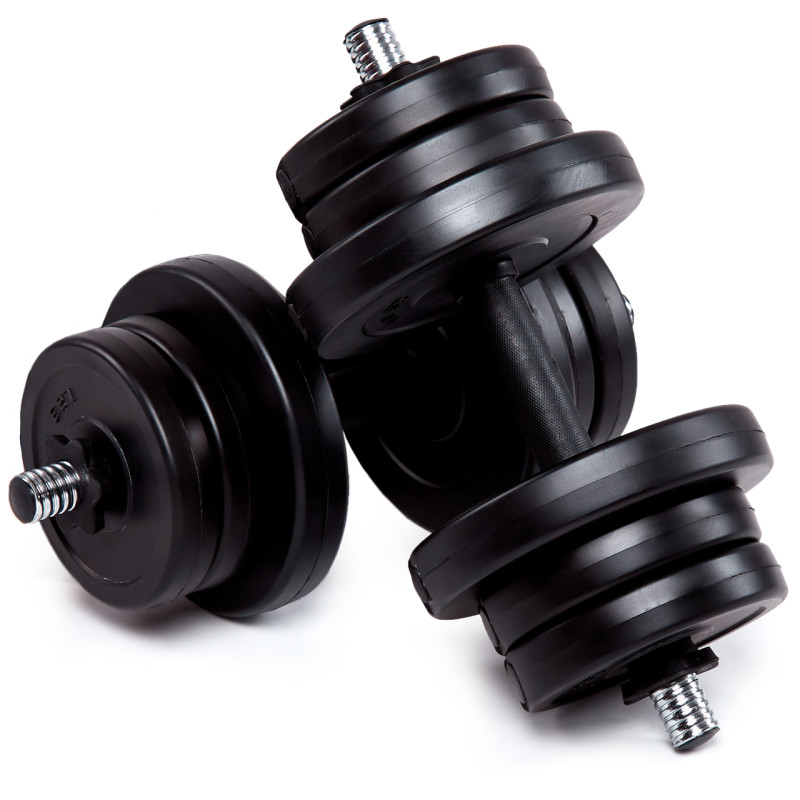 Гантелі набірні  Fit-On Chrome 2x11кг