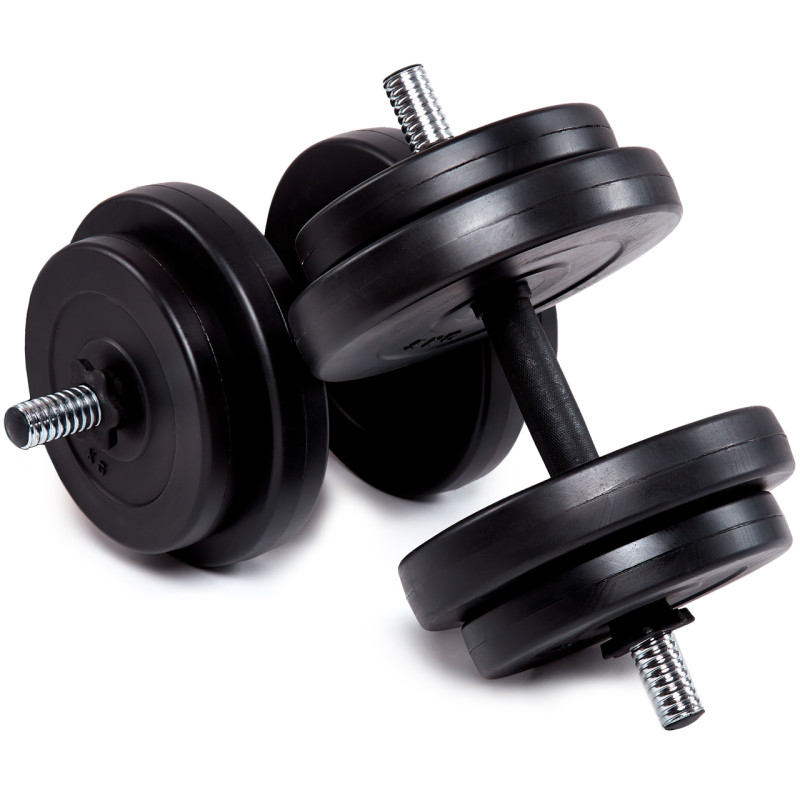 Гантелі набірні  Fit-On Chrome 2x17кг