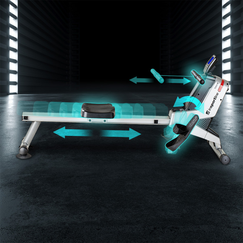 Гребний тренажер inSPORTline Yukona Колір Чорний