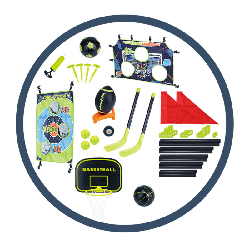 Дитячий ігровий набір з м'ячем 6 в 1 inSPORTline SCS530