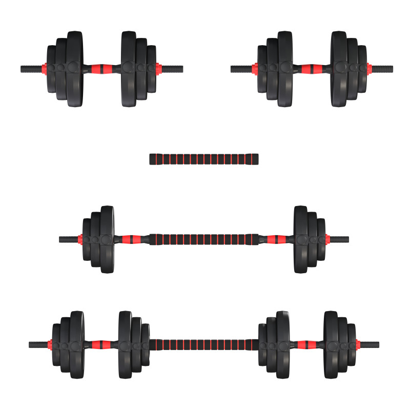 Гантелі з функцією штанги 6в1 Fit-On 18кг