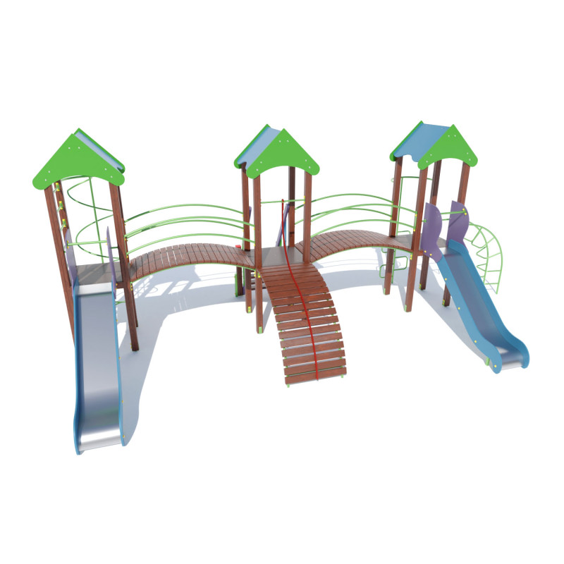 Дитячий ігровий комплекс "Три вежі" DIO803