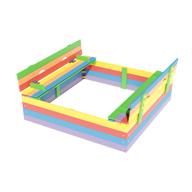 Пісочниця з кришкою-сидіннями DIO233.5