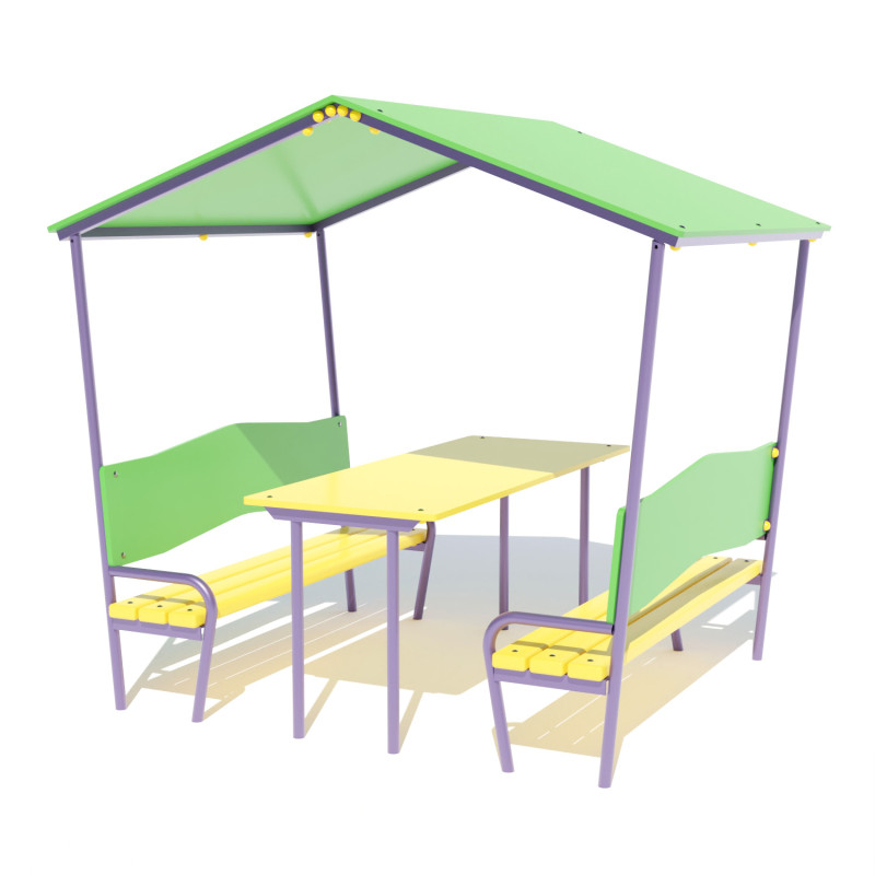 Дитячий будиночок "Художник" DIO228, Зелений