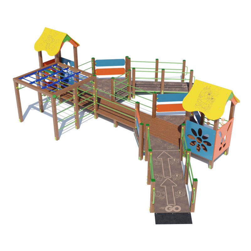 Ігровий комплекс "Посмішка" для дітей з ОФВ DIO1109