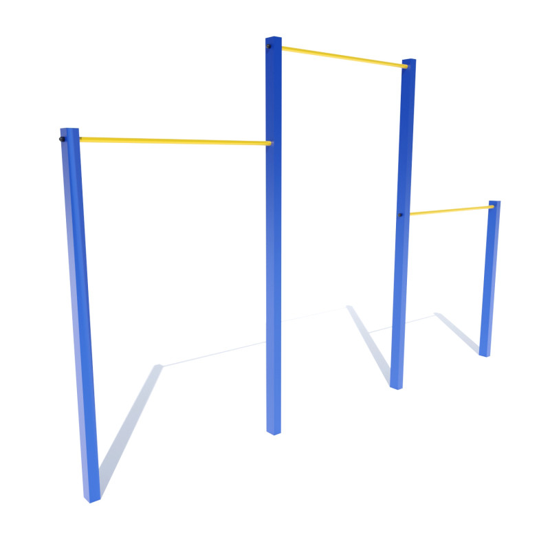 Турнік для вулиці потрійний DIO610