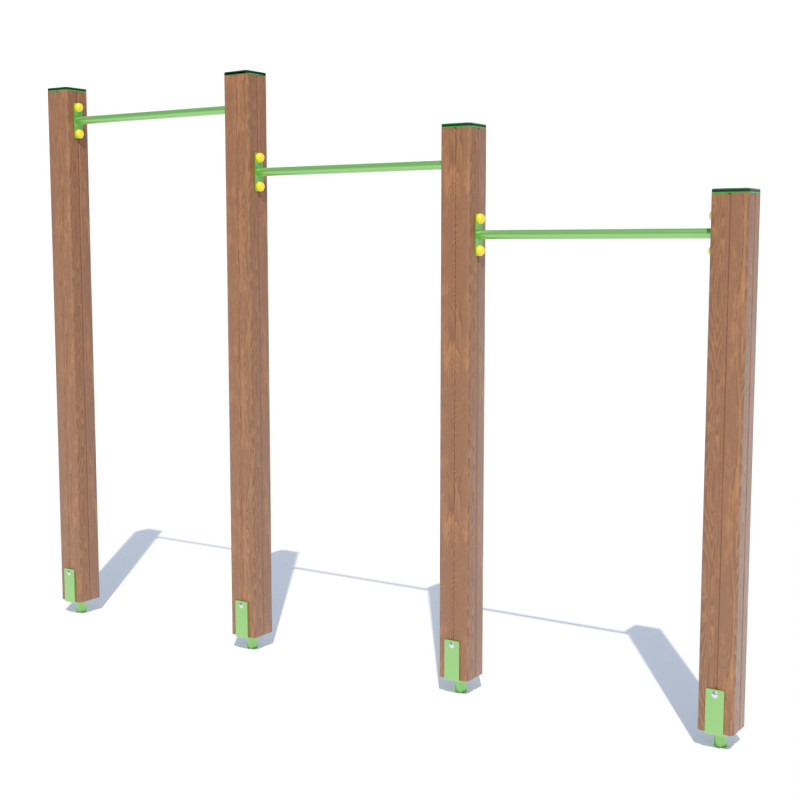 Турнік потрійний DIO610.1
